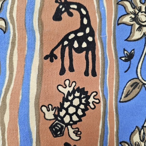 Canvas Giraffe and Turtle Bag - Picture 2 of 11